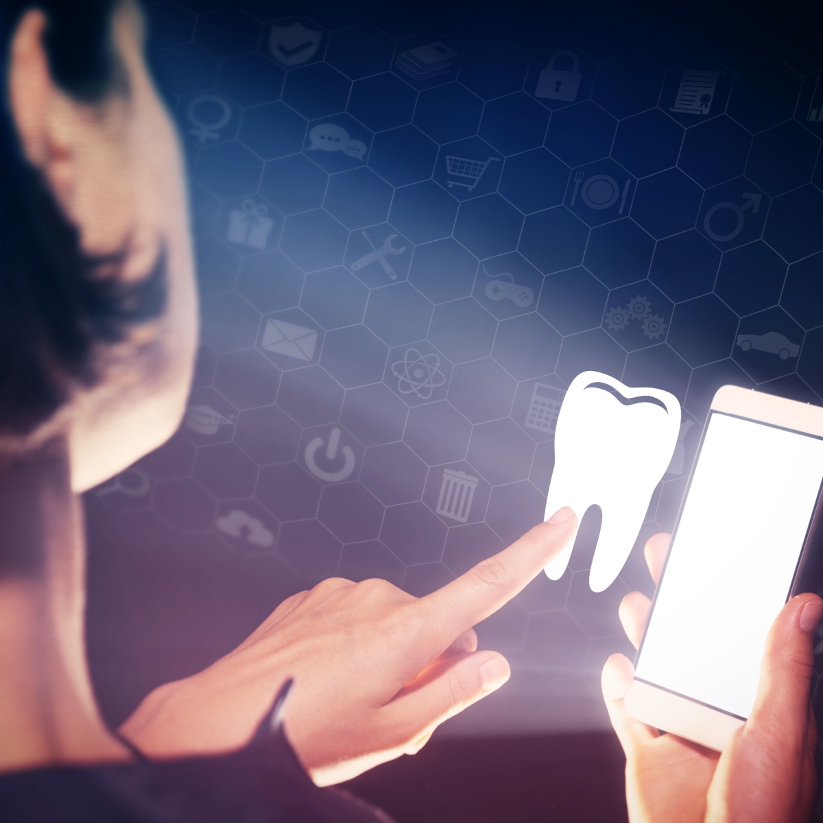 A graphic on digital dental recordkeeping